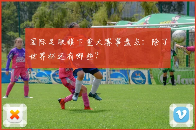 国际足联旗下重大赛事盘点：除了世界杯还有哪些？